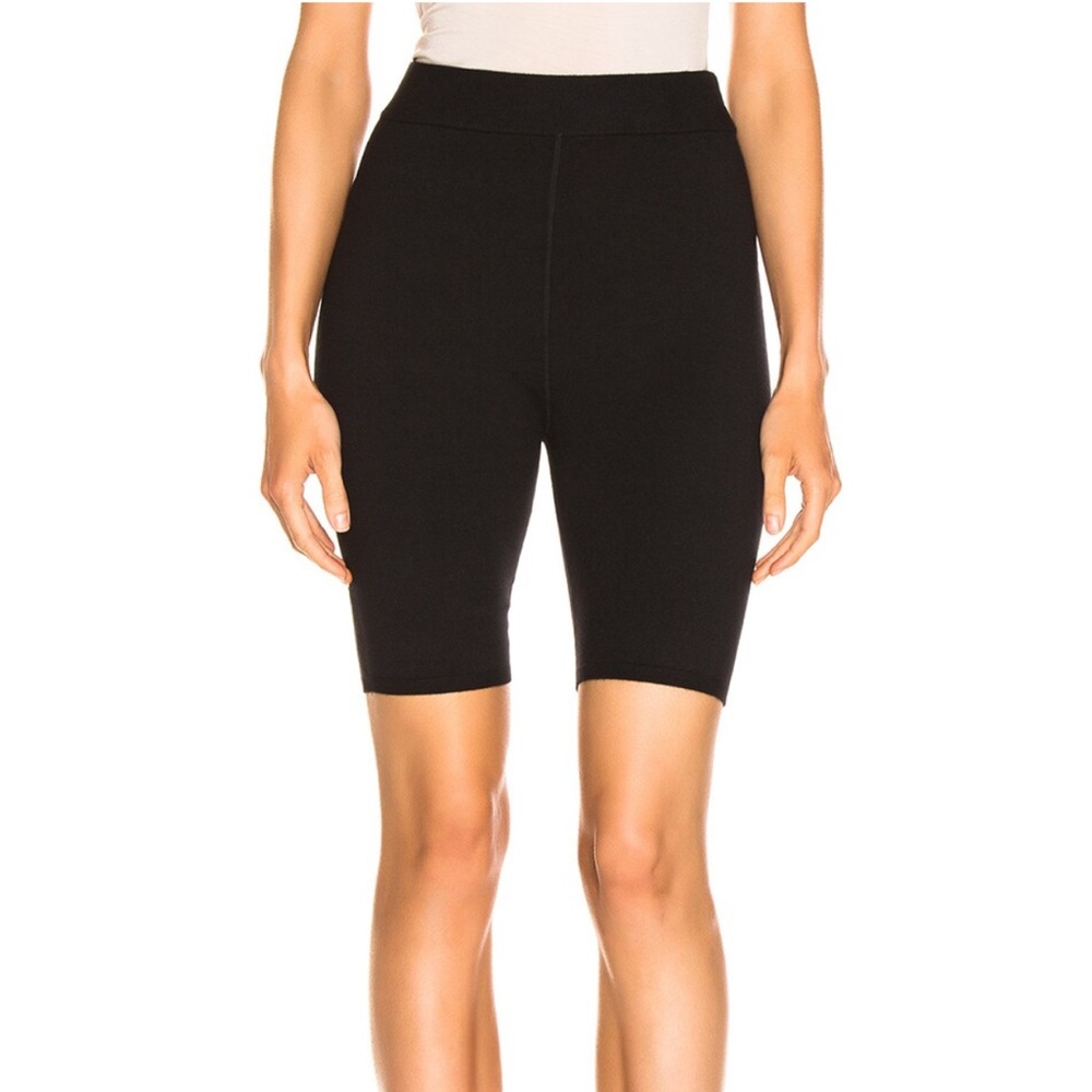 ALEXANDER WANG Bodycon Basic Biker Short Black XS